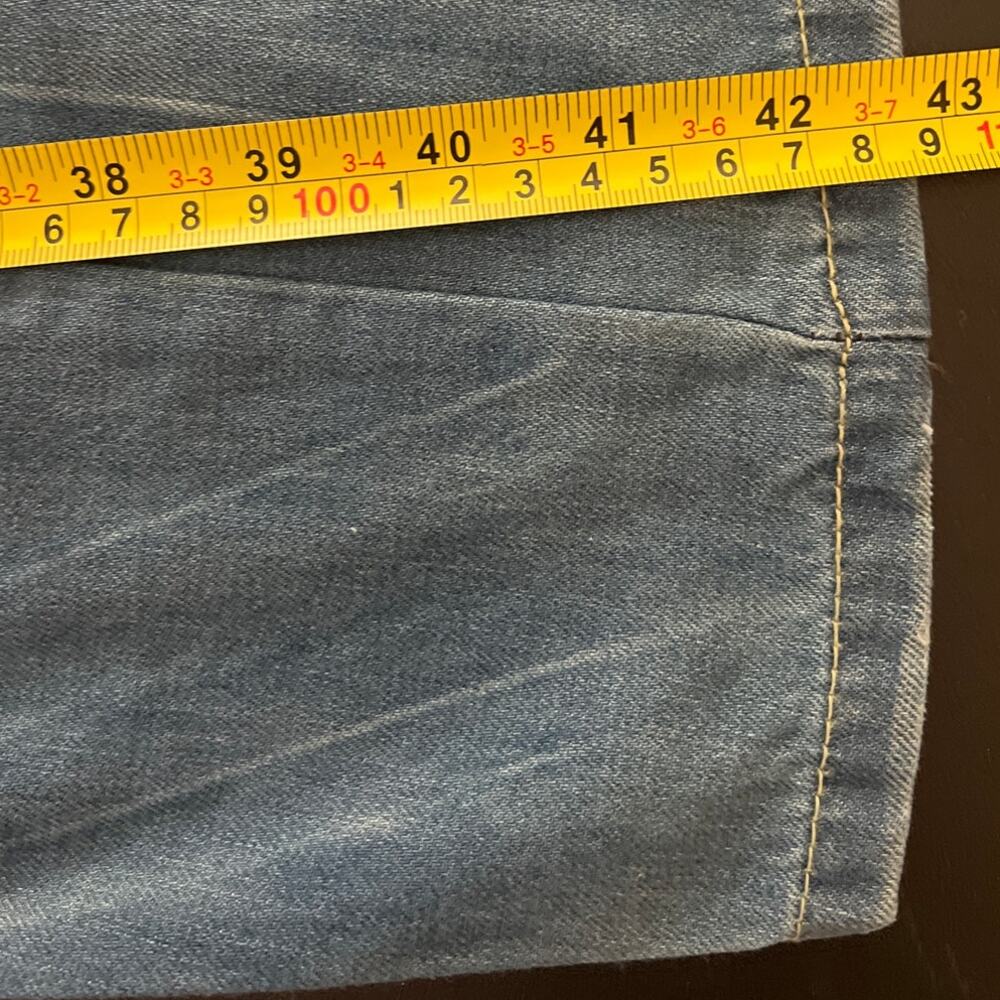 P.O.V. Size 32 Pants 100% Cotton Urban Distressed Jeans - Picture 5 of 7